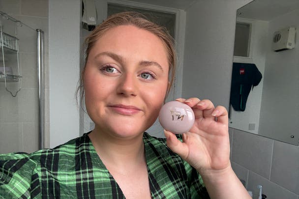 Rare Beauty blush dupe No7 velvet cloud cream to powder blush review indybest